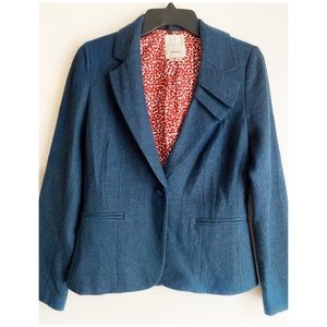 Anthropologie Elevenses Blazer